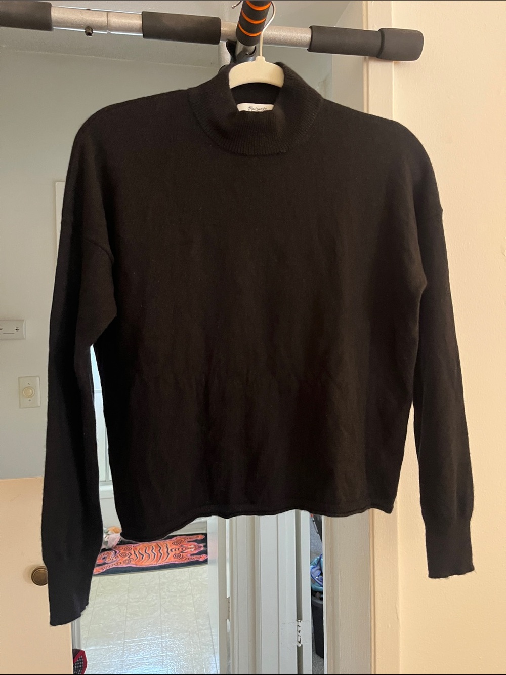 Madewell Black Mockneck Sweater